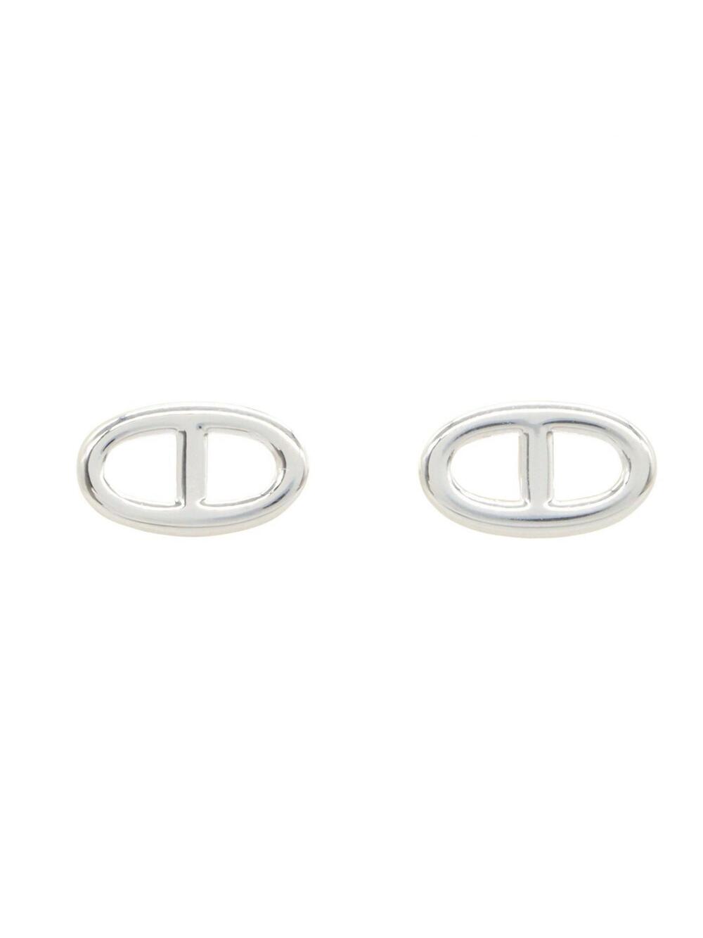 Hermes Chaine D'Ancre Pierced Earrings #372853H10B